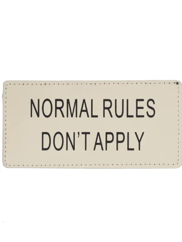 Removal Scotch “NORMAL RULES DON'TAPPLY“
