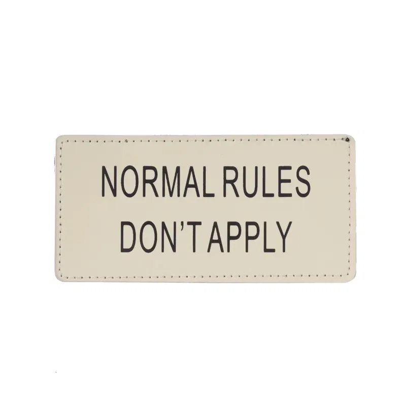 Removal Scotch “NORMAL RULES DON'TAPPLY“