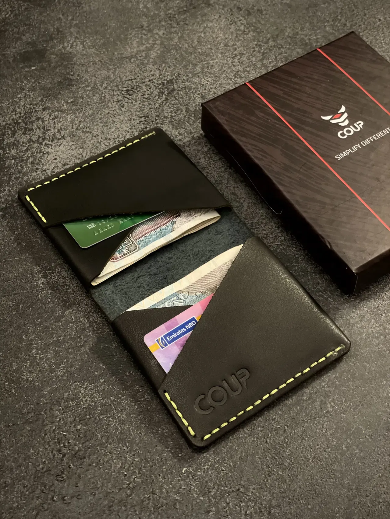 De-Fold Wallet Cow Pull Up Leather De-Fold Wallet Cow Pull Up Leather