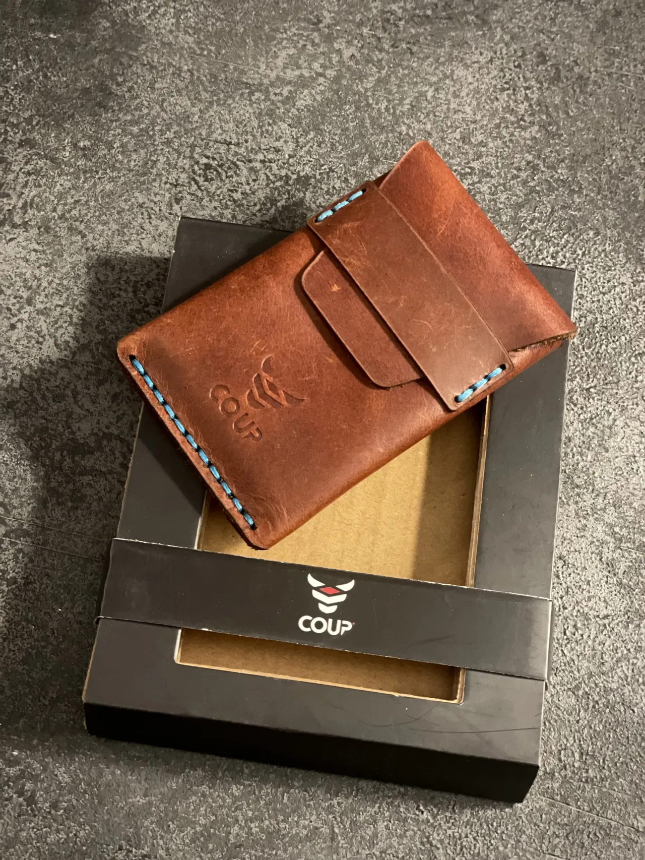 Drug Flap Mini - Cow Pull Up Leather