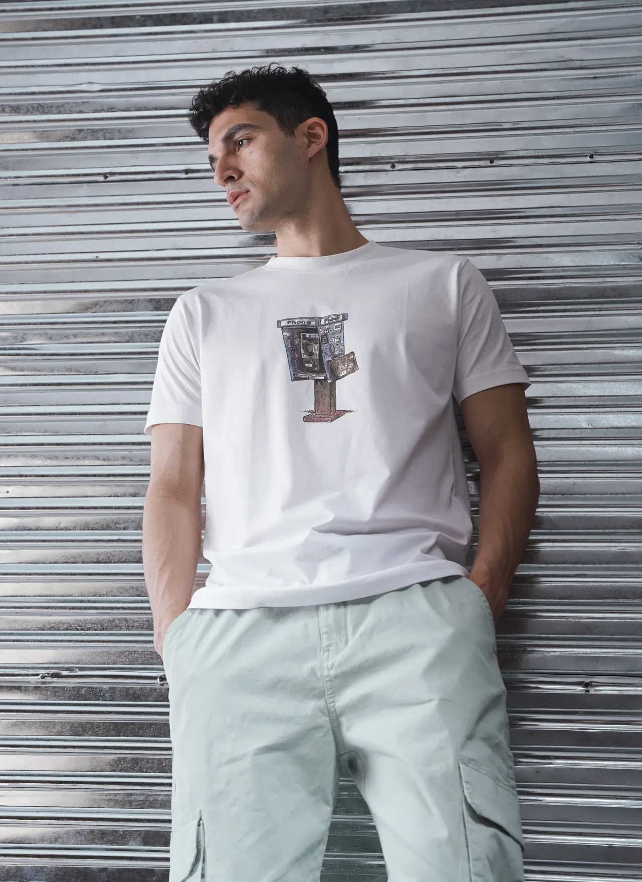 Coup - Phone Booth Printed Regular Fit T-Shirt Coup - Phone Booth Printed Regular Fit T-Shirt
