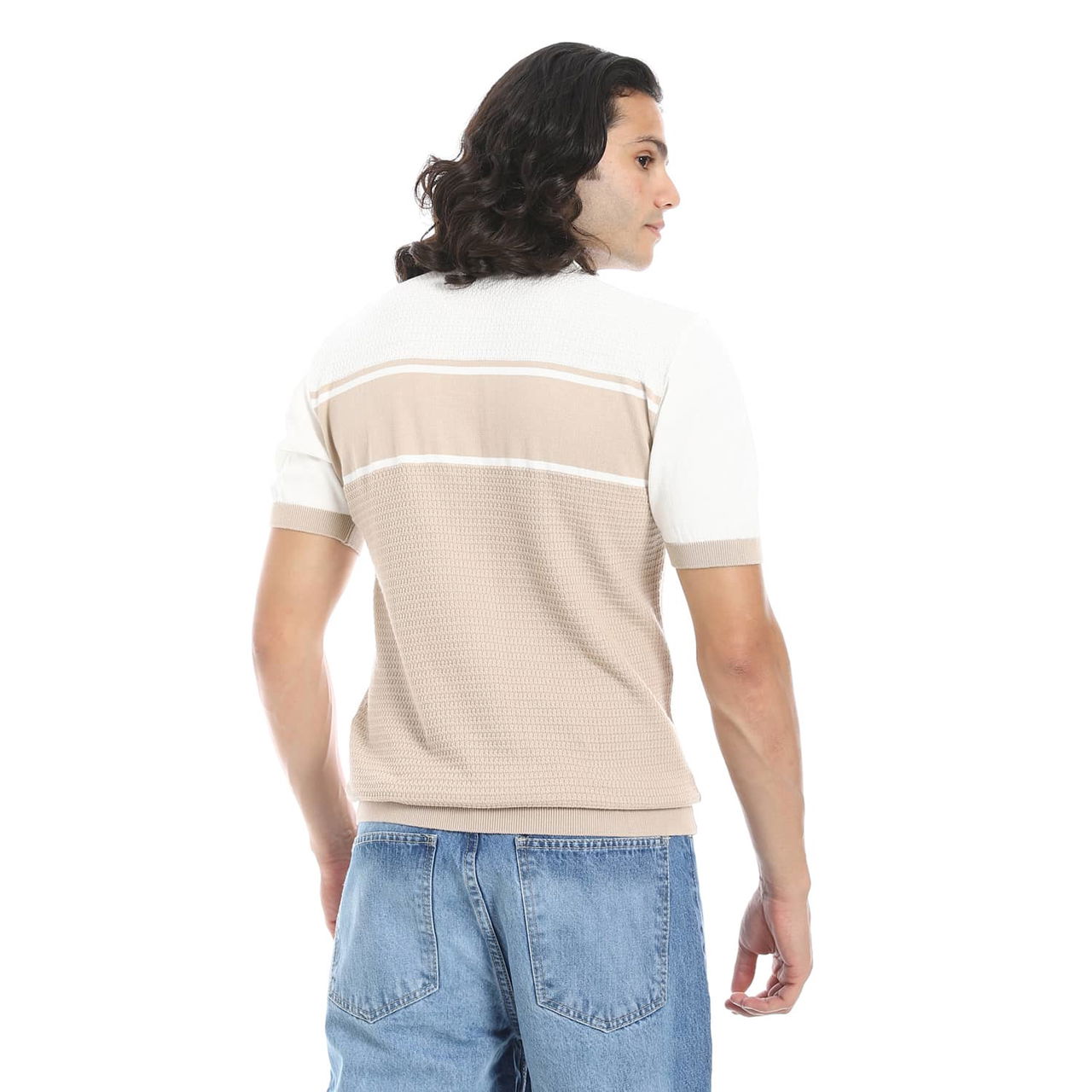 Coup - Men's Color Block Smoked T-Shirt - Image 2