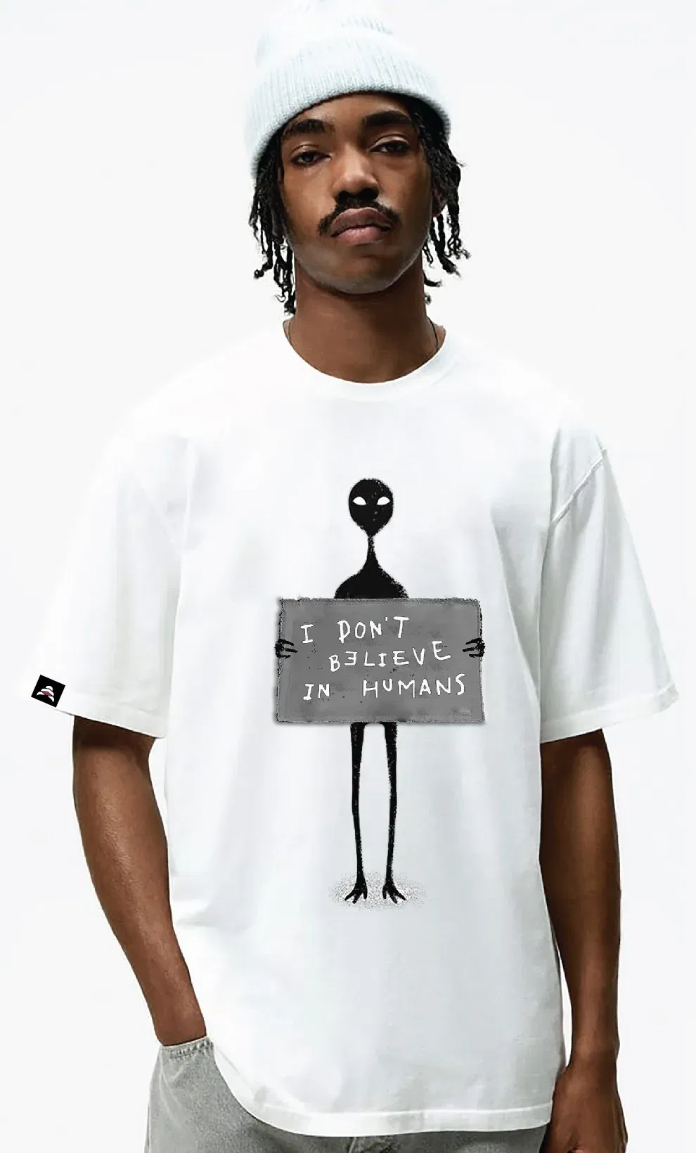 Coup – I Don't Believe In Humans Printed Regular Fit T-shirt Coup – I Don't Believe In Humans Printed Regular Fit T-shirt