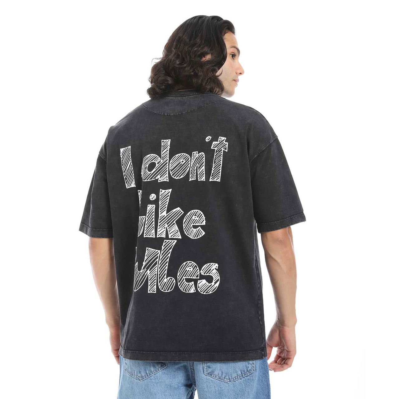 Coup - Oversized T-Shirt with Painted Hearts - Image 2