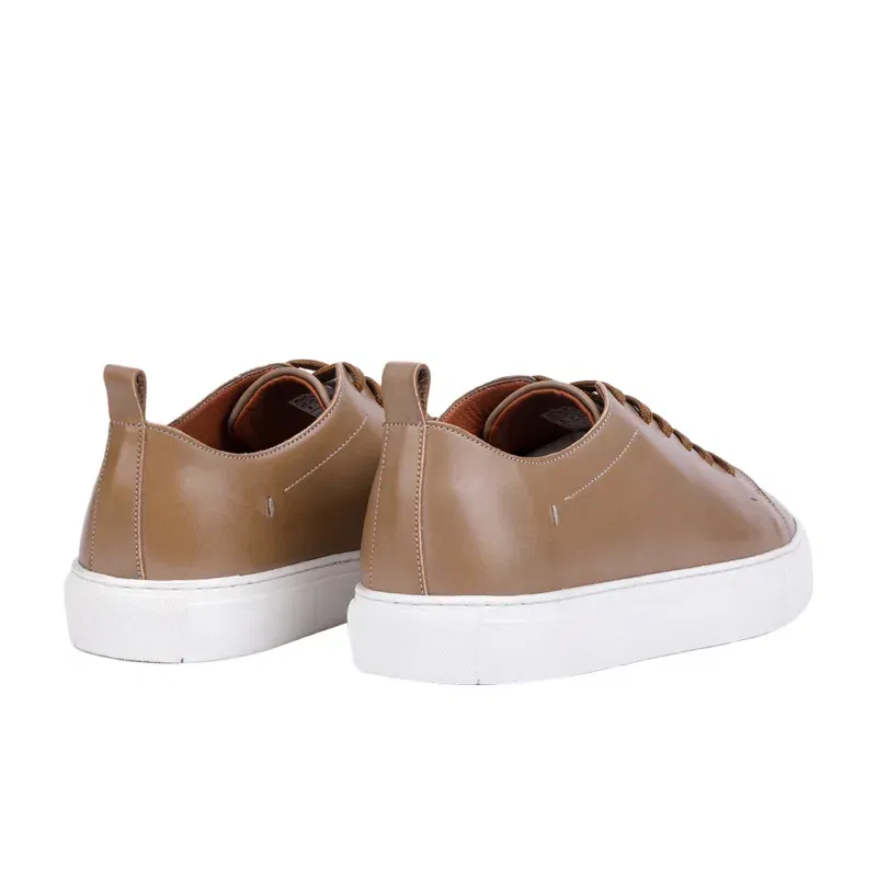 Coup - Men's Leather Sneakers - Court Clean Model - Image 2
