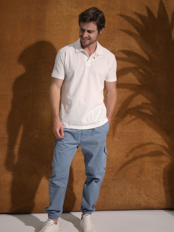 Coup - LimiTed EdiTion Polo Neck TexTured T-Shirt