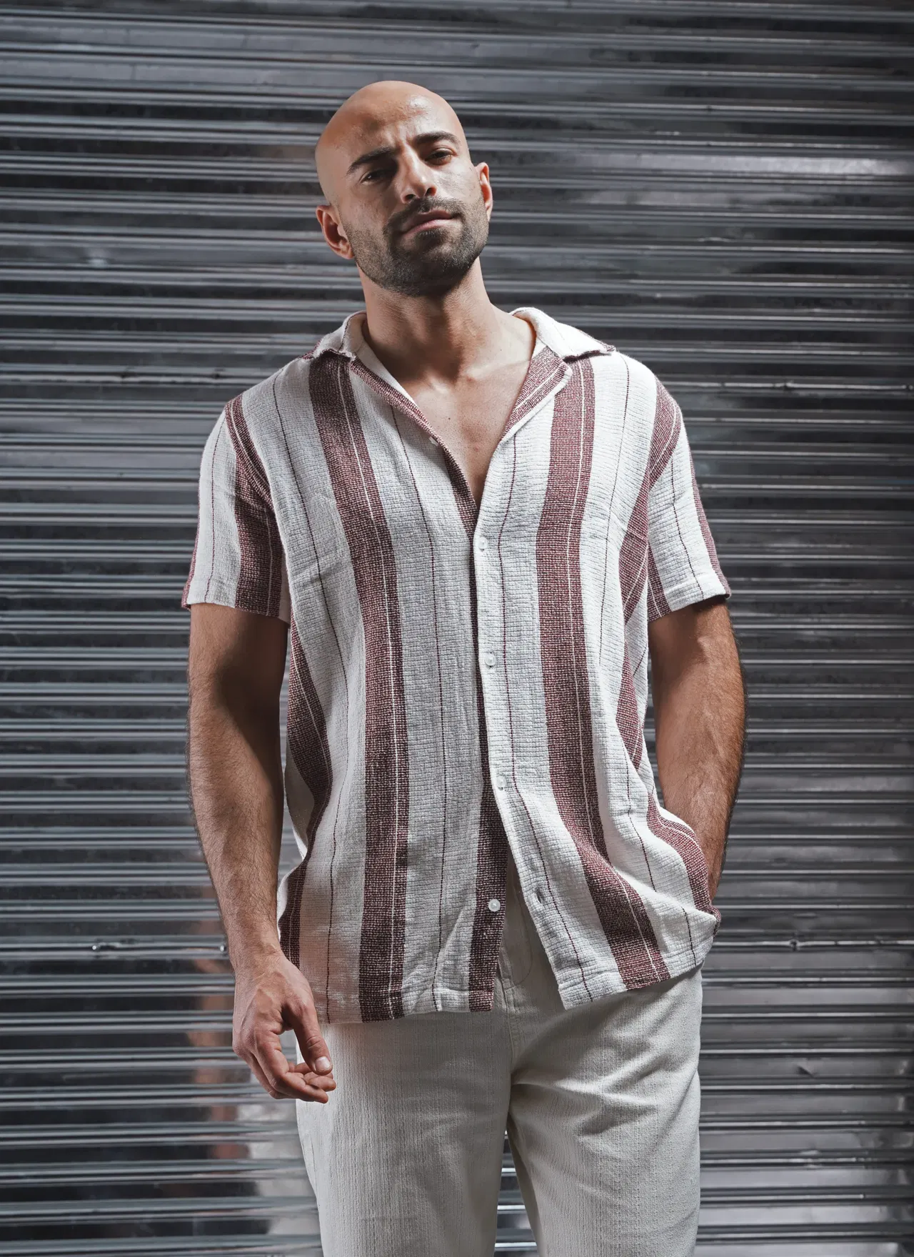 Coup Collection - Limited Edition - Striped Half-Sleeve Shirt Coup Collection - Limited Edition - Striped  Half-Sleeve Shirt