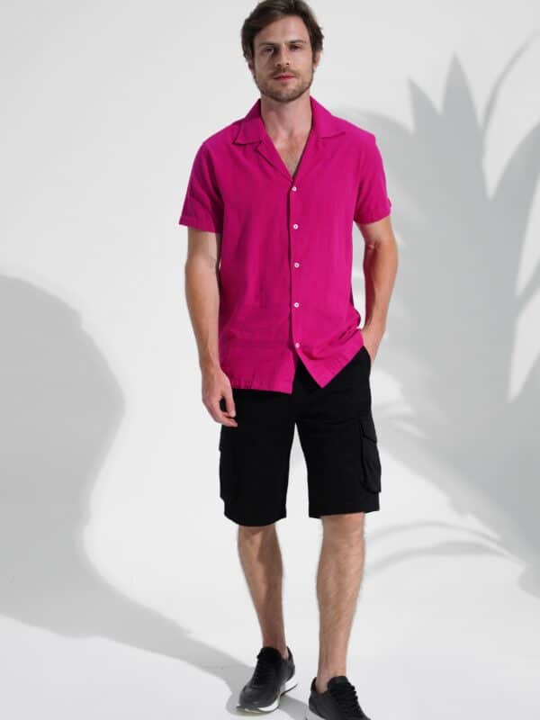Coup - Regular Linen Look Summer Shirt