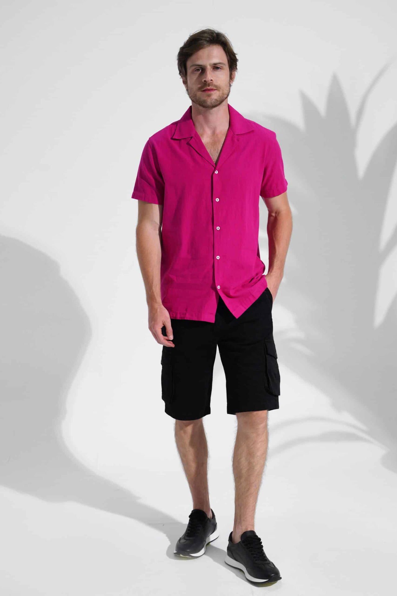 Coup - Regular Linen Look Summer Shirt