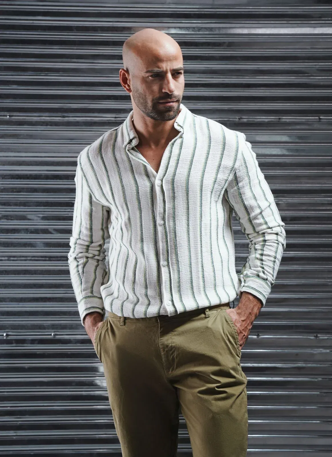 Coup - Men's Regular Linen Shirt With Long Sleeve Coup - Men's Regular Linen Shirt With Long Sleeve