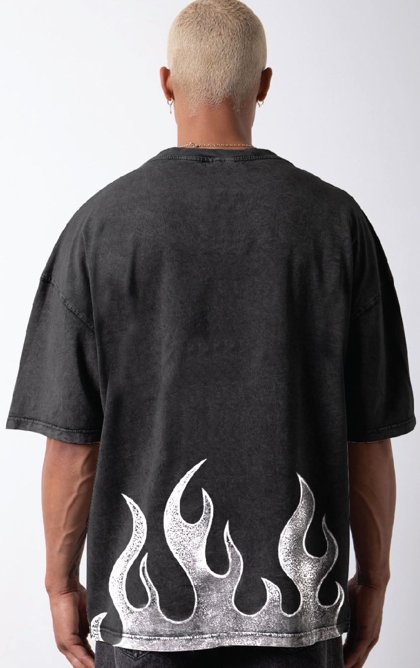 Coup - Graphic Print Oversized T-shirt - Image 2