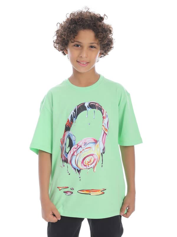 Coup - Boy Half Sleeves Printed Loose Fit T-shirt
