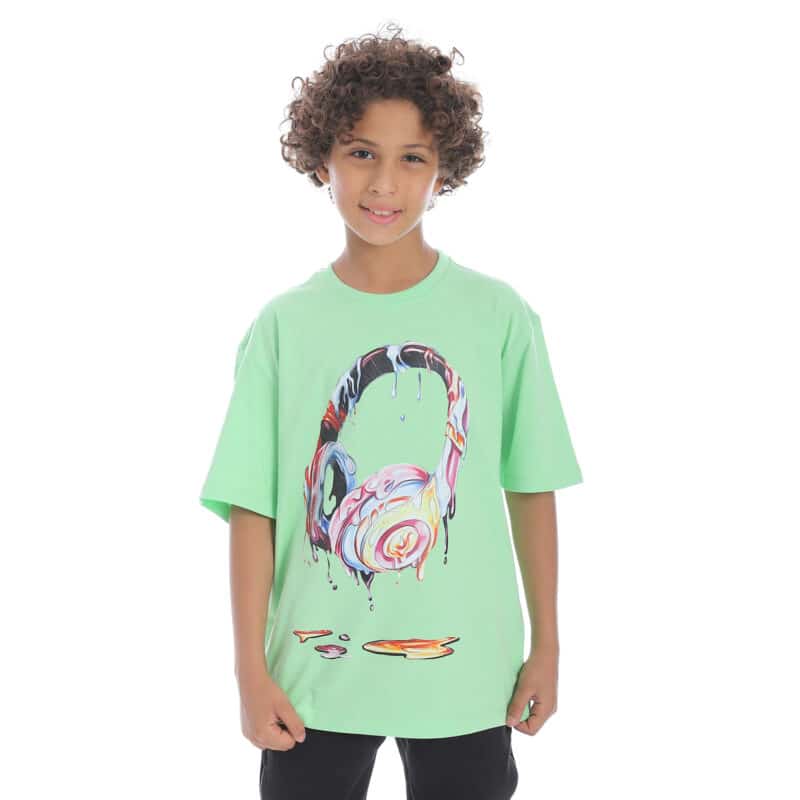 Coup - Boy Half Sleeves Printed Loose Fit T-shirt