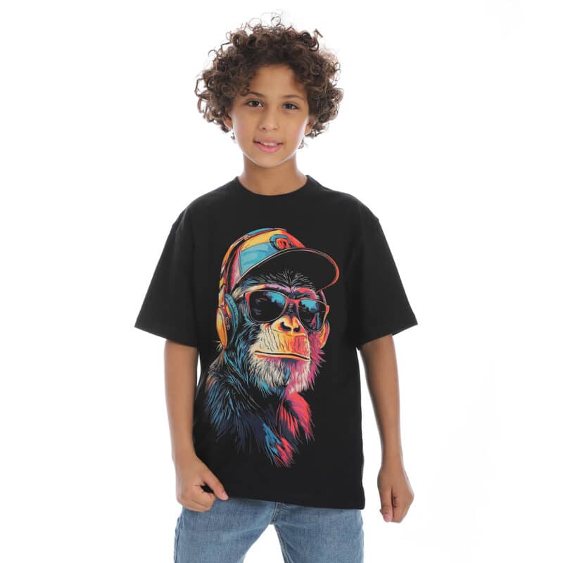Coup - Monkey  Anime Front Printed Kids t-shirt