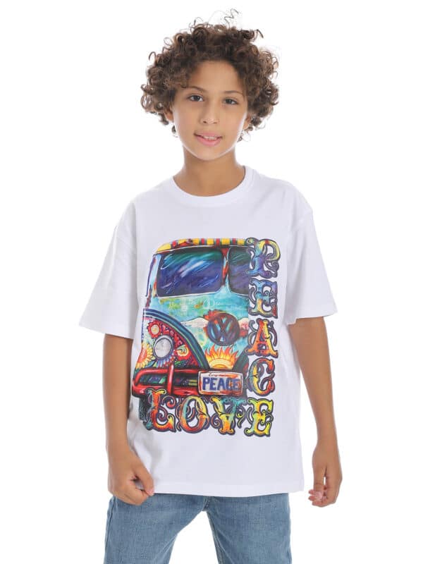 Coup - Race Car Lover Front Printed Kids t-shirt