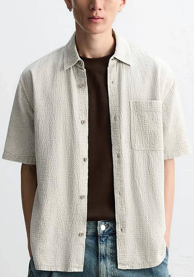 Coup - Summer Shirt Regular Fit With Short Sleeve