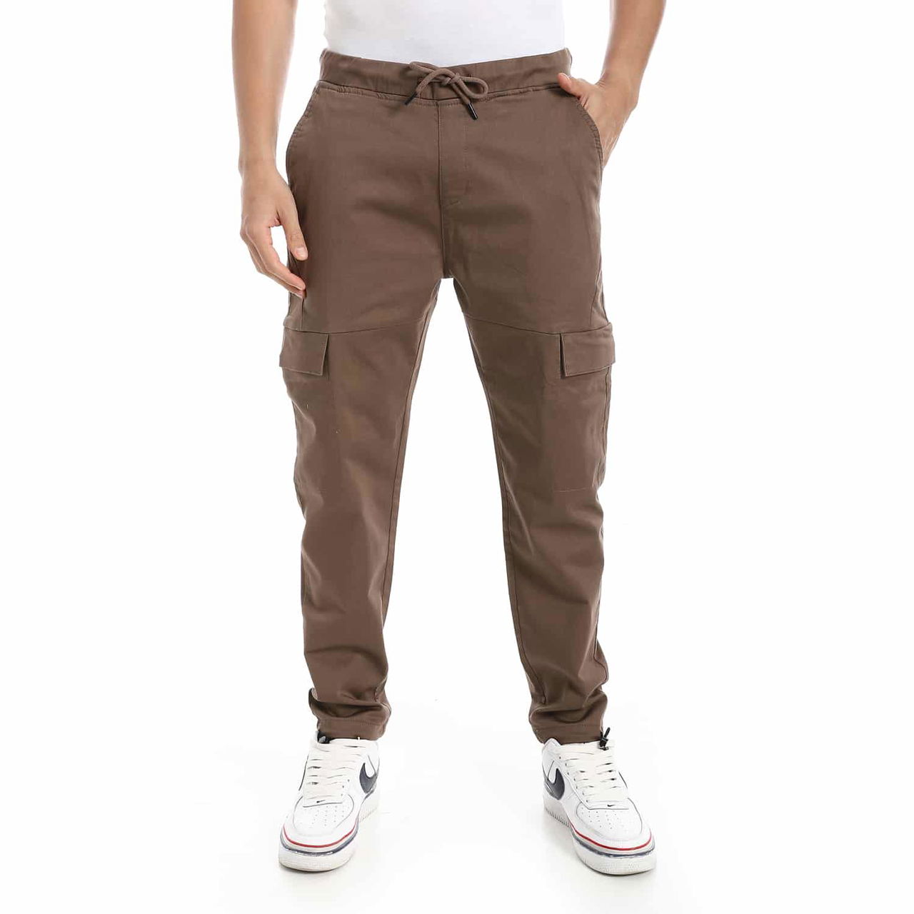 Coup Men's Cargo Pockets Wide Pants (Baggy)
