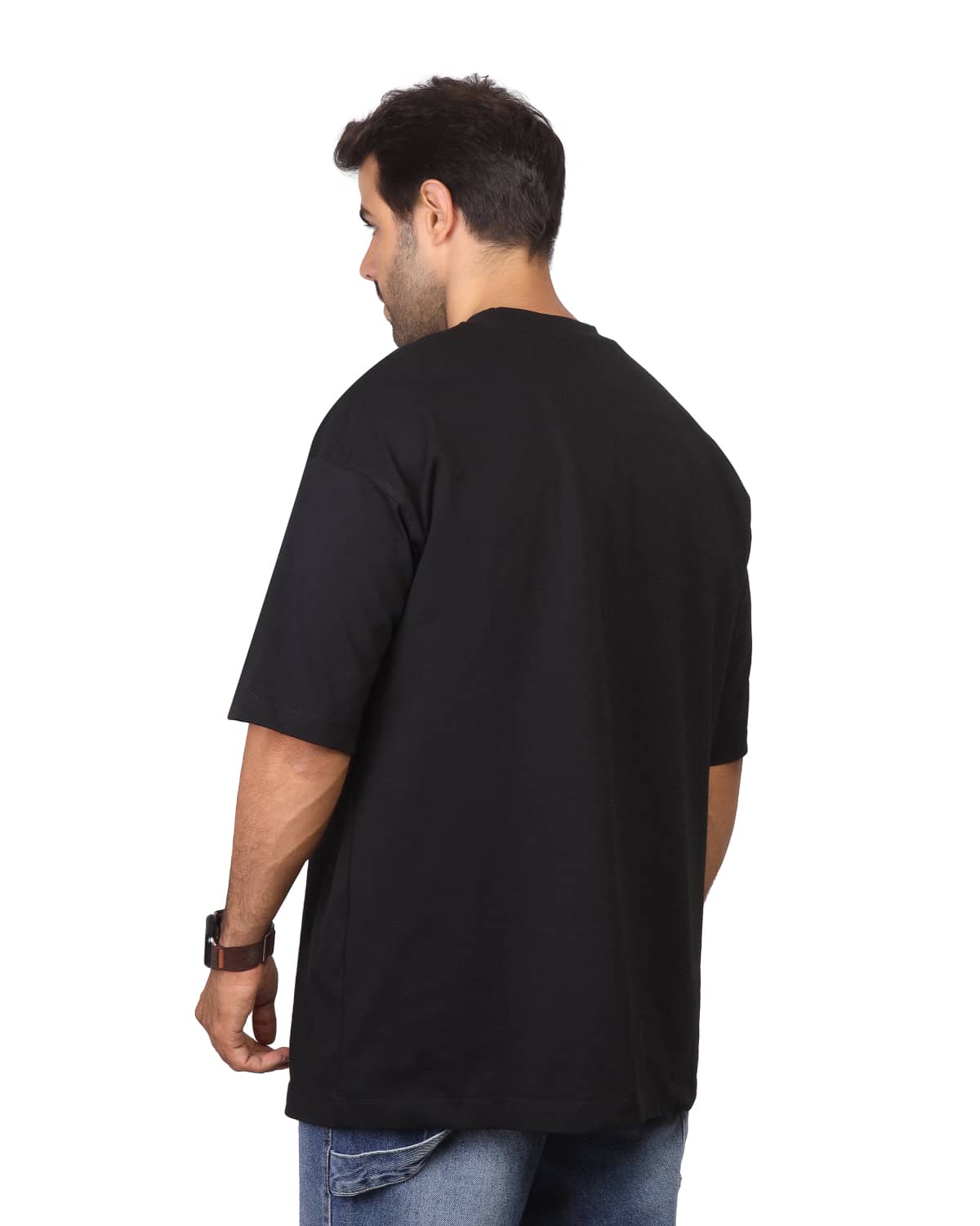 Coup - Burning Fire Detailed Printed Mens' T-Shirt - Image 2