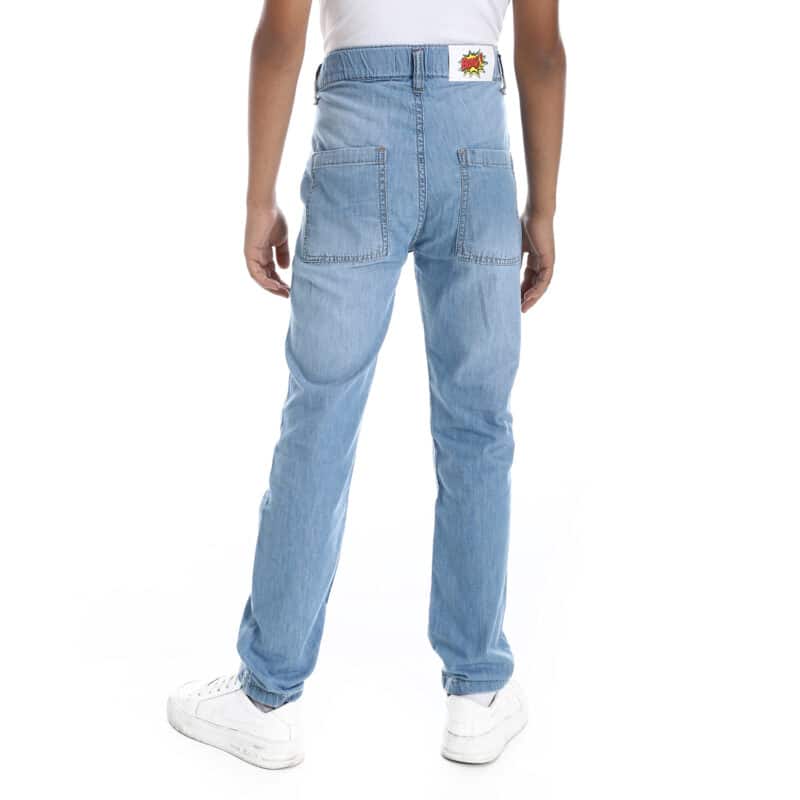 Coup - Kids Zippered Blue Boy's Trousers - Image 2