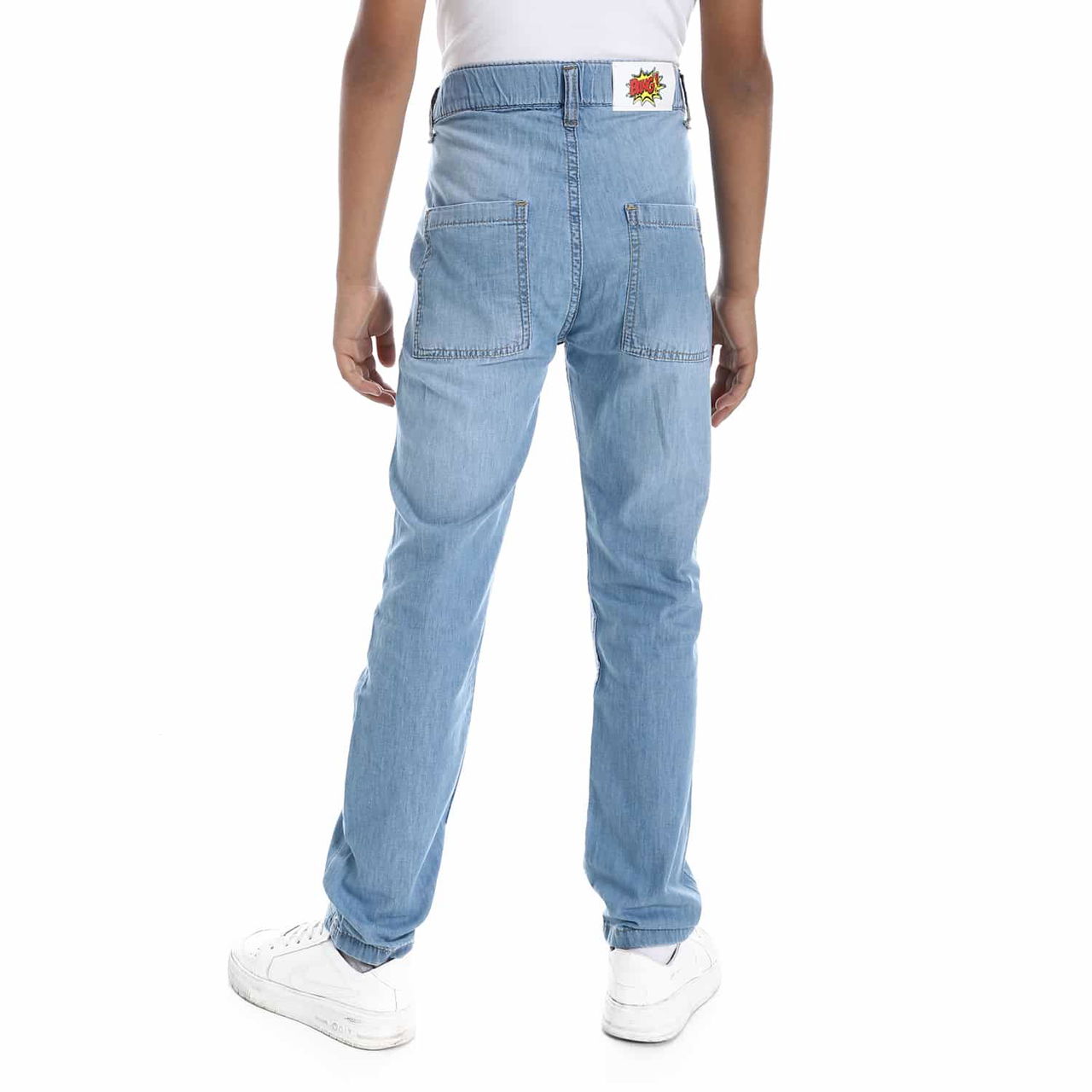 Coup - Kids Zippered Blue Boy's Trousers - Image 2