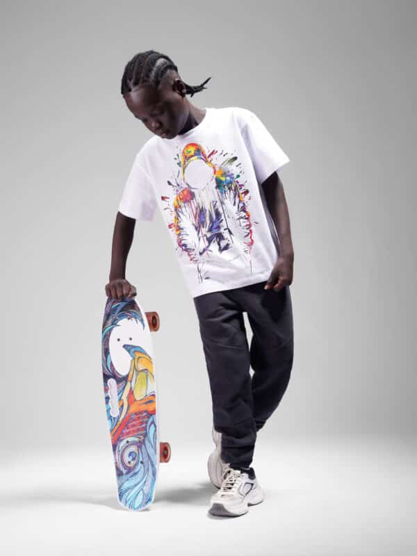 Coup - Boy's Painting Short Sleeve Crew Neck T-Shirt