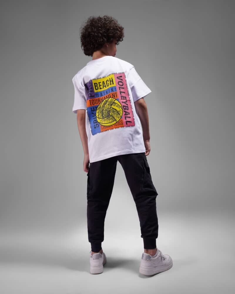 Coup - Boy's Short Sleeve Printed T-Shirt - Crew Neck - Image 2
