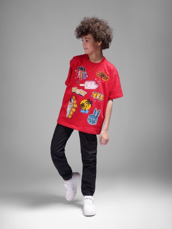 Coup - Summer Vibes Printed Boy's T-Shirt