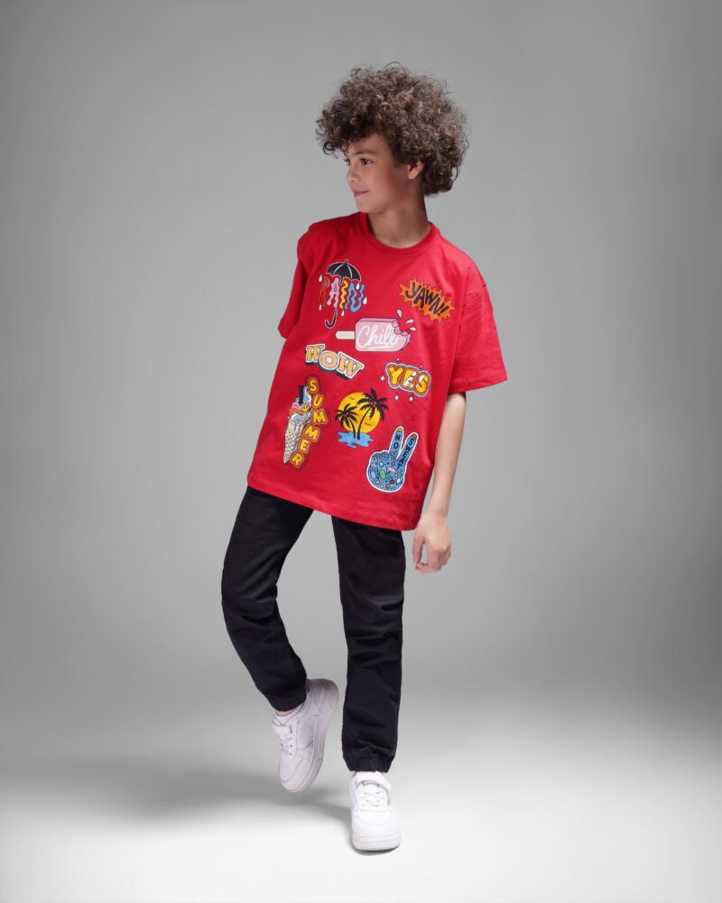 Coup - Summer Vibes Printed Boy's T-Shirt