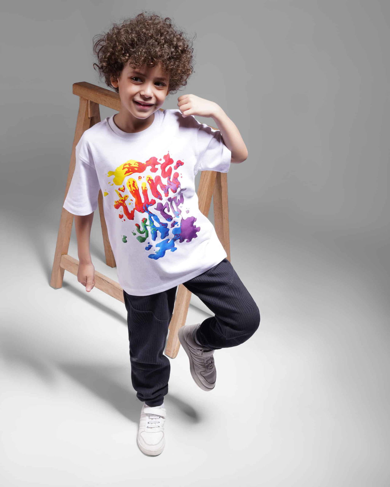 Coup - Slogan Printed Kids T-shirt