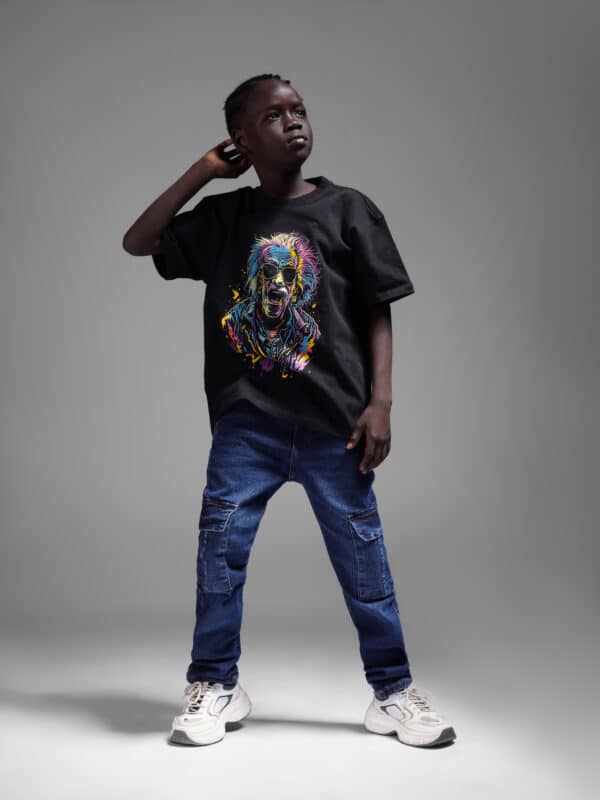 Coup - Boy Printed Loose Fit Half Sleeves T-Shirt