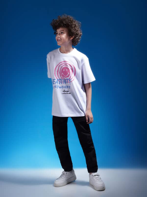 Coup – Boy Printed Loose Fit Half Sleeves T-Shirt