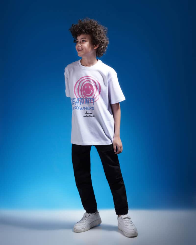 Coup – Boy Printed Loose Fit Half Sleeves T-Shirt