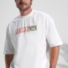 Coup - City Printed White Oversize Cotton T-Shirt