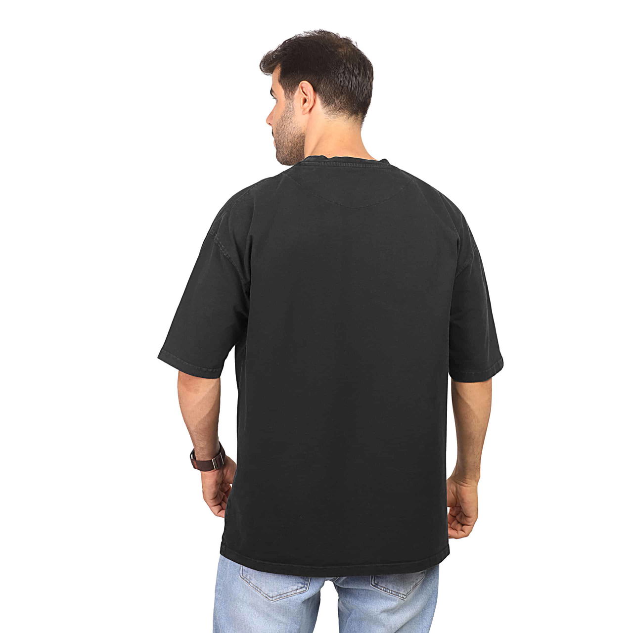 Coup - Black Remember Printed Unisex Oversize T-Shirt - Image 2