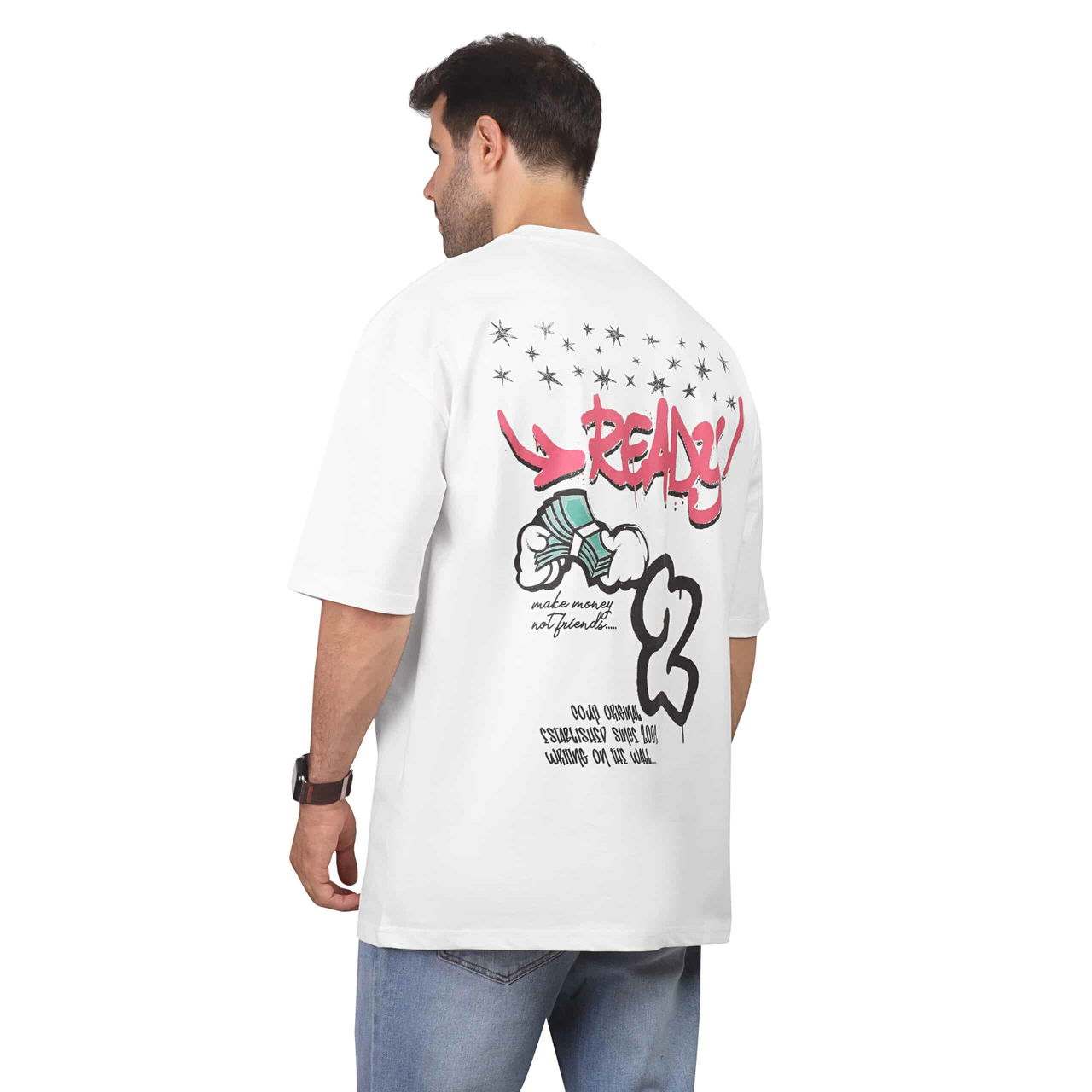 Coup - Mickey Mouse Printed Unisex Oversize Cotton T-shirt Coup -  Mickey Mouse Printed Unisex Oversize Cotton T-shirt - Image 2