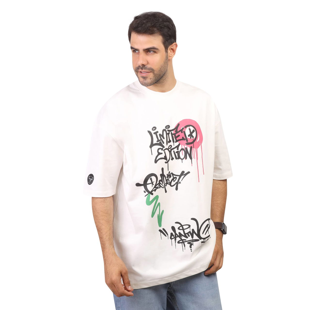 Coup – Slogan Printed Oversize T-shirt