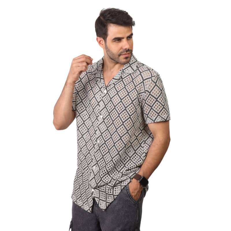 Coup - Regular Fit Summer Shirt with Short Sleeve