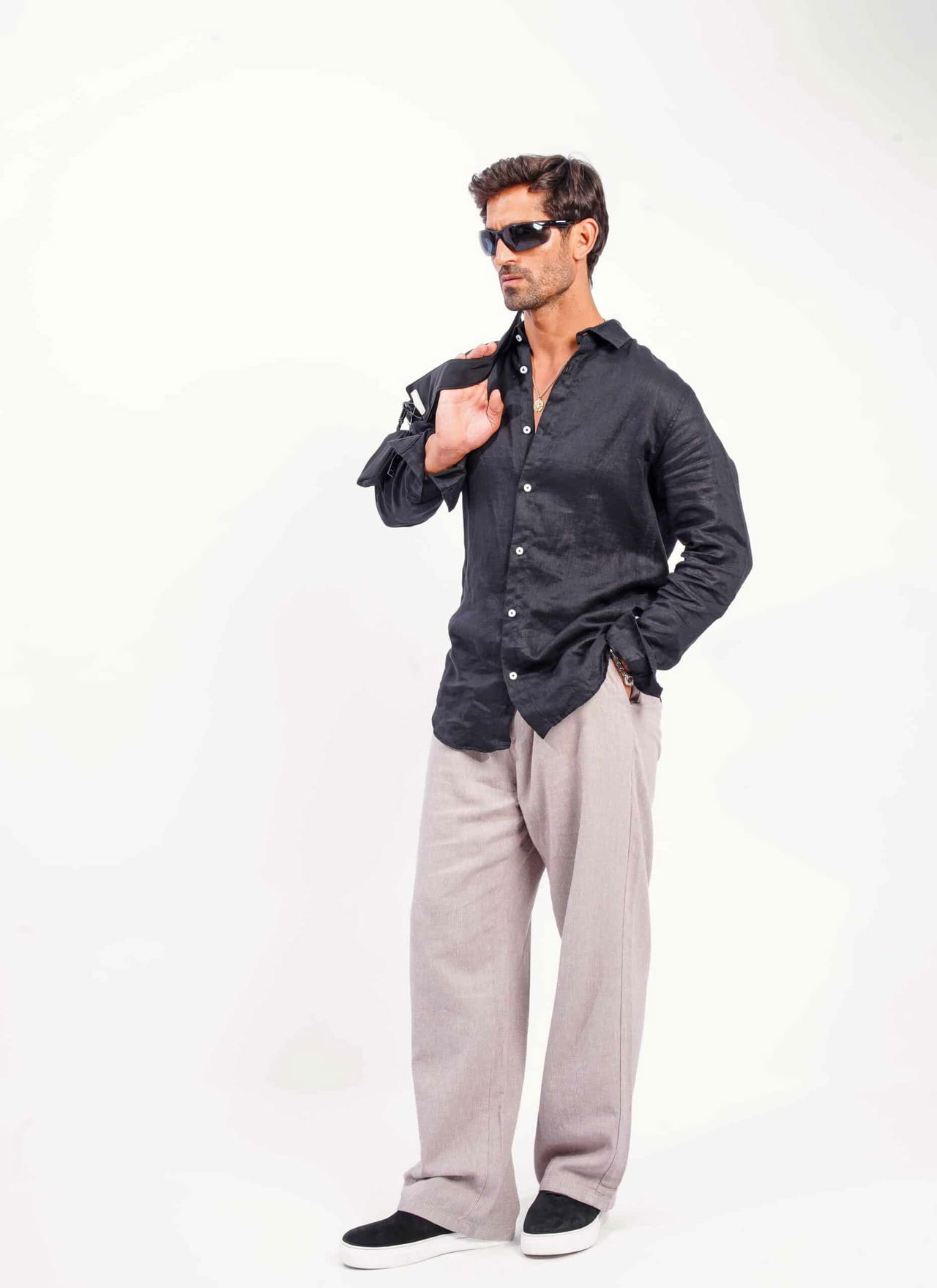 Coup - Men's Regular Linen Look Shirt Coup - Men's Regular Linen Look Shirt