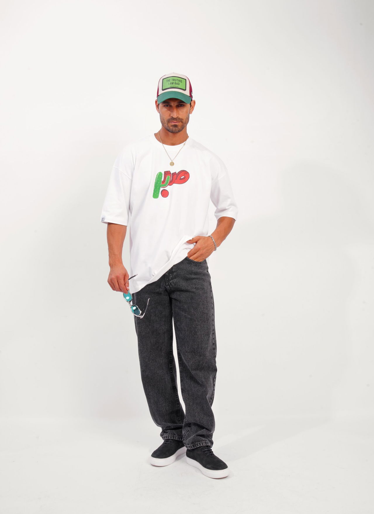 Coup - Unisex Patience Arabic Text Printed T-shirt