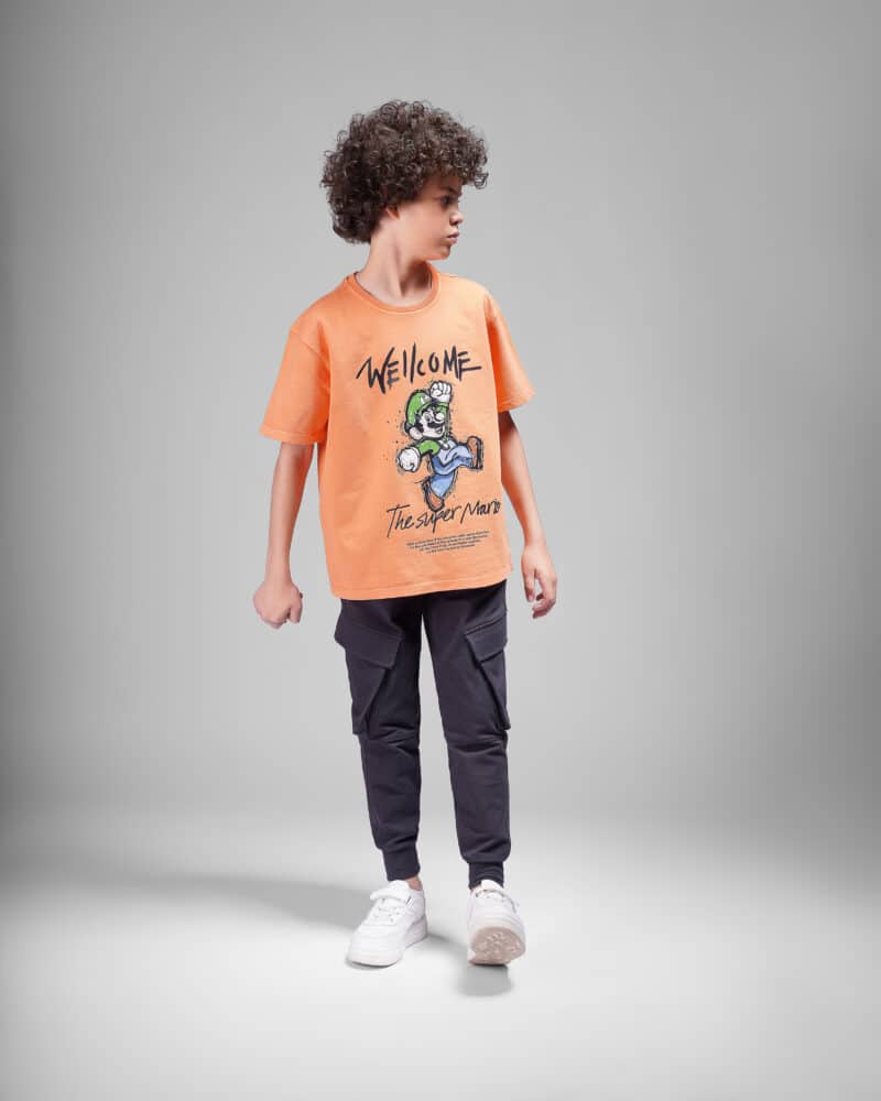 Coup - Hero Super Mario Cotton  Children's T-Shirt