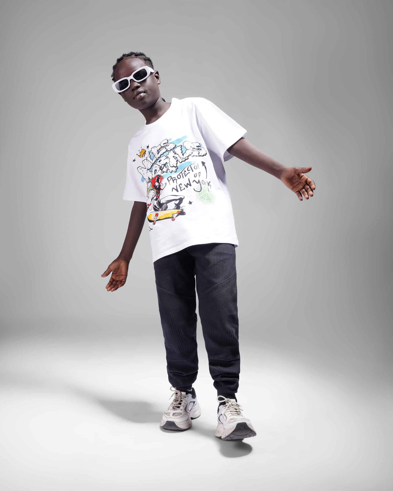 Coup - Graffiti Printed Cotton T-shirt