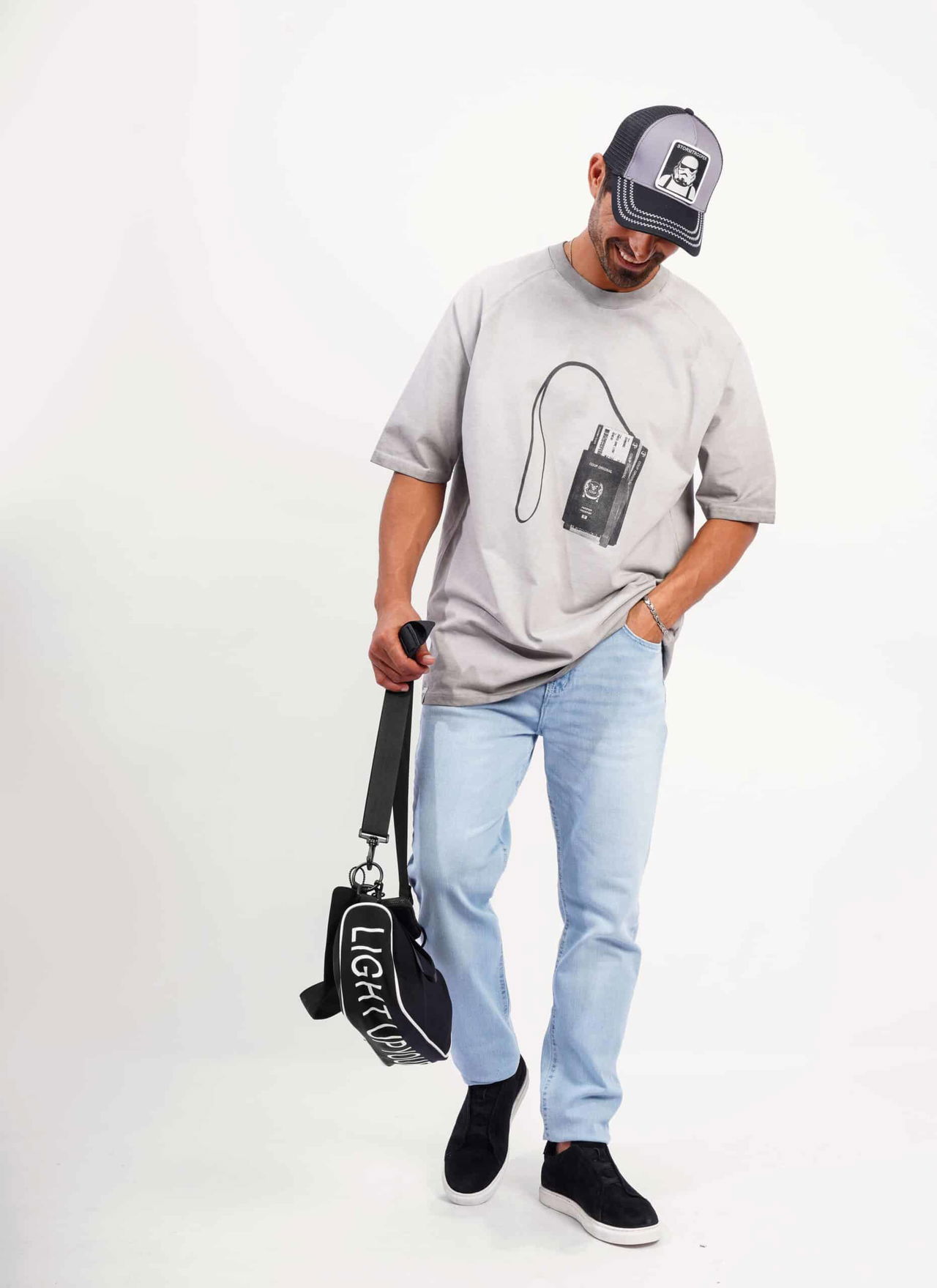 Coup - Graphic Print Cotton T-shirt