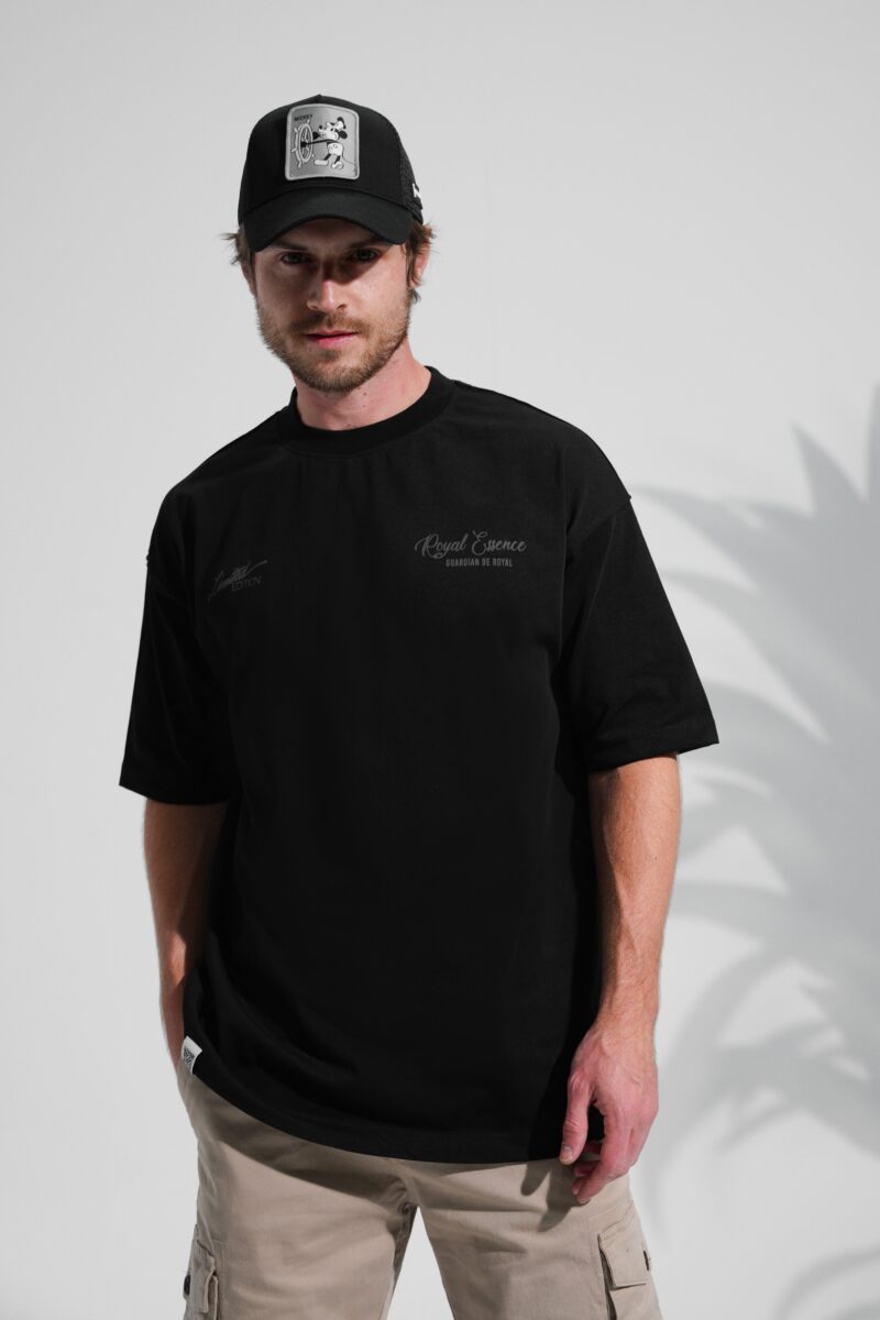 Coup - Men's T-Shirt with Printed Text on the Front and Back