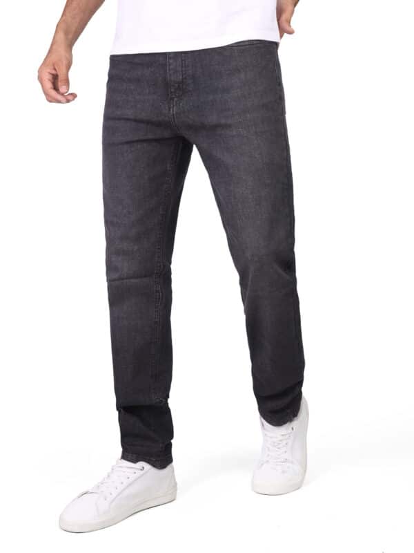 Coup - Plain Straight Cut Jeans with Pockets