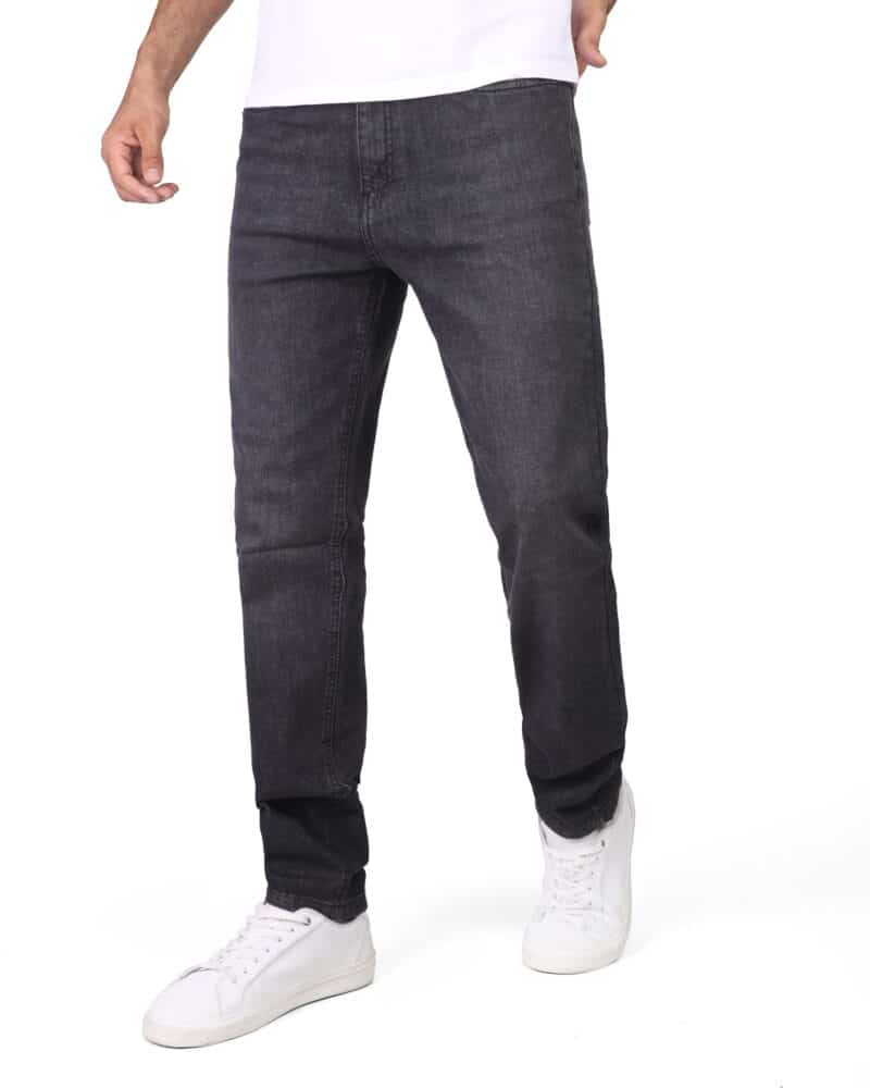 Coup - Plain Straight Cut Jeans with Pockets