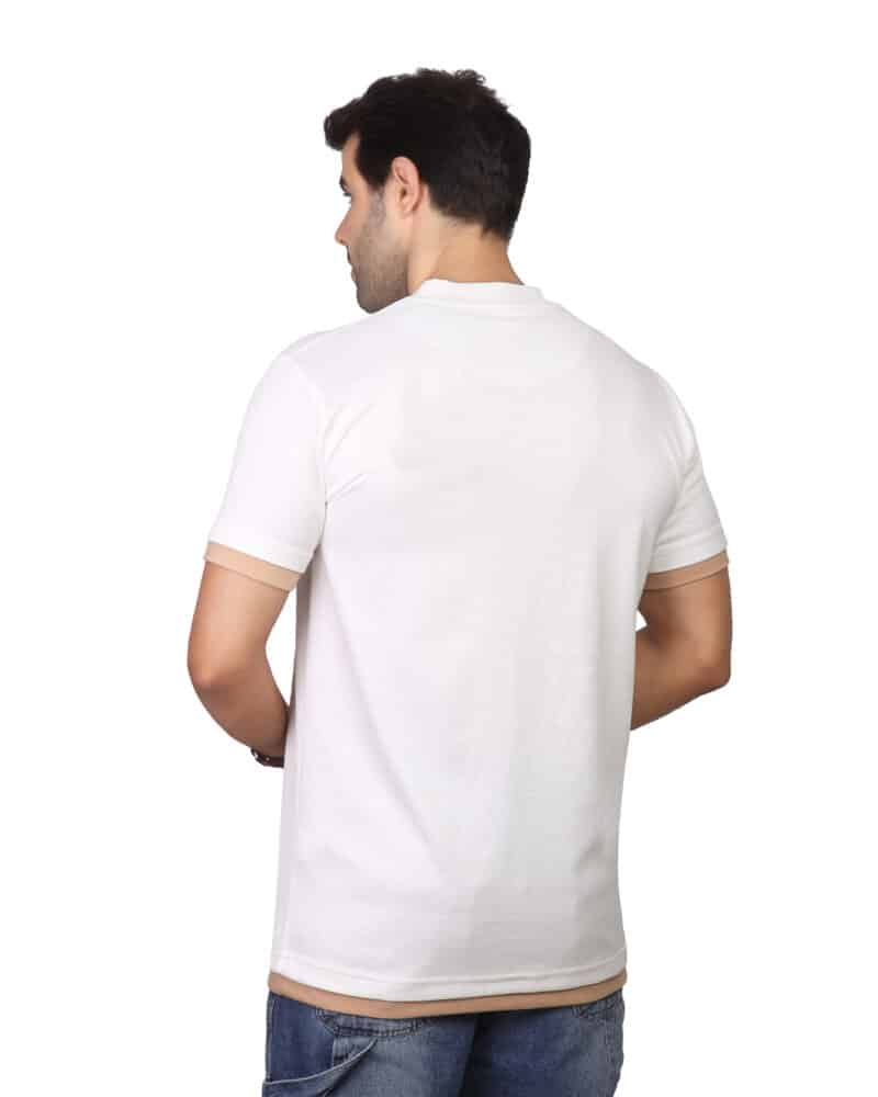 Coup - Men's Crew Neck Basic T-Shirt - Image 2