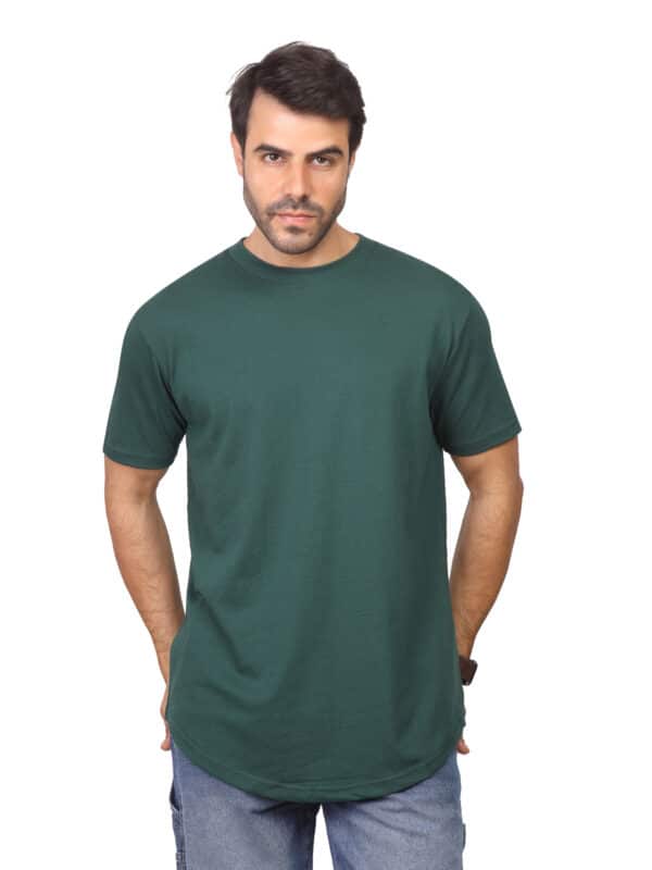 Coup - Plain T-shirt with Crew Neck and Short Sleeves