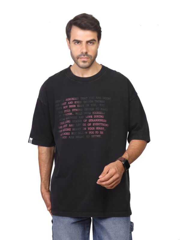 Coup - Black Men's Oversized T-Shirts