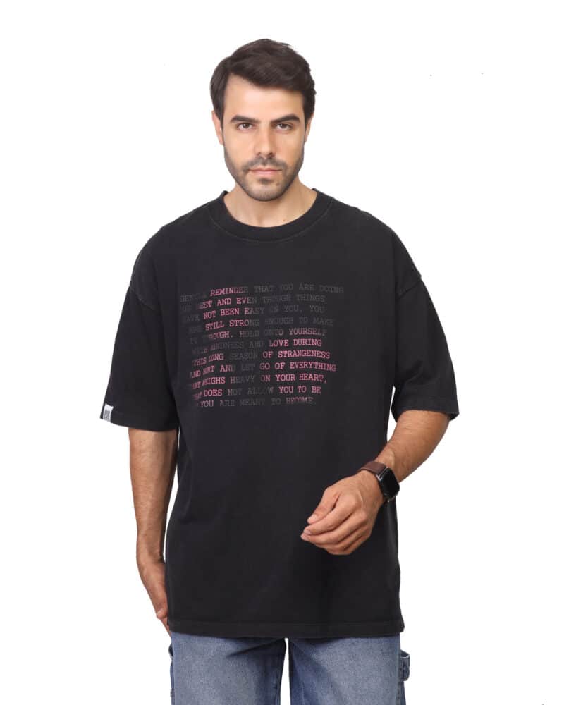 Coup - Black Men's Oversized T-Shirts