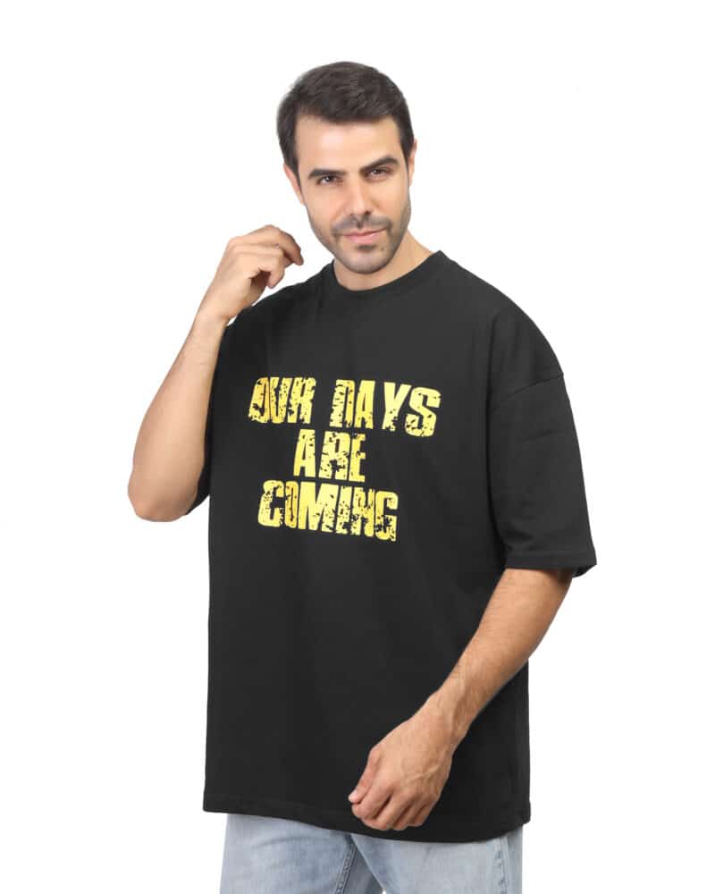 Coup - Men's T-Shirt with Printed Text on the Front and Back